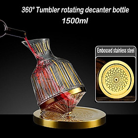 Mua Decanter xoay 360 độ - bình đựng rót rượu vang cao cấp