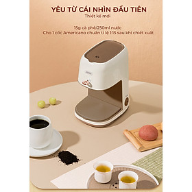 Mua Máy Pha Cà Phê KONKA 2501M dễ sử dụng công suất 400W pha cà phê nhỏ giọt bình chứa tối đa 0.5L thời gian pha nhanh chóng thiết kế hiện đại sang trọng bảo hành 12 tháng - Hàng Nhập Khẩu