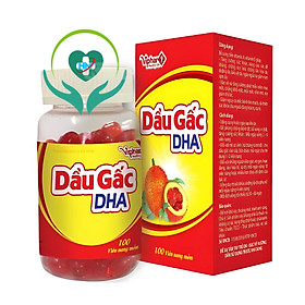 DẦU GẤC DHA Vinaphar - Hộp 100 viên - Tăng cường sức khỏe