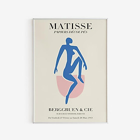 Mua Tranh treo tường | Tranh Matisse Tate Modern - Woman Figure - Blue - Pink  Printable Wall Art  Matisse Poster