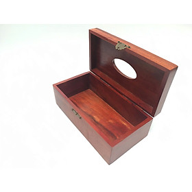 Mua Hộp Đựng Giấy Ăn Gỗ Hương Tự Nhiên Chạm Khắc Tinh Sảo Kích Thước 22cmx12cmx10cm Chất Liệu 100% Gỗ Hương Tự Nhiên Bề Mặt Phủ PU An Toàn Sang Trọng & Bền Chắc