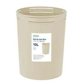 Mua Thùng Rác -Mini thông minh Nhựa Tròn Inochi 10 Lít Làm Sọt Rác Văn Phòng  Khách Sạn  Đựng Rác Gia Đình SR10L