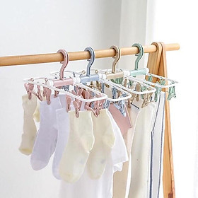 Mua Móc phơi có kẹp gấp gọn siêu tiện dụng