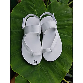 sandal nam và nữ đế trắng quai trắng size từ 34 đến 42 đủ màu đủ size