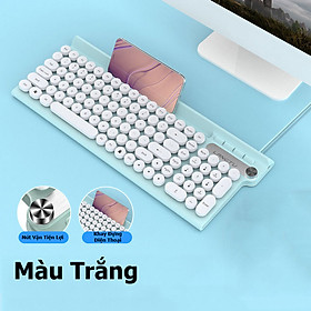Bàn phím có dây LANGTU L3 với Nút Vặn Tăng Giảm Âm Lượng tiện lợi - Hàng Chính Hãng