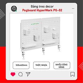 Mua Bảng treo decor Pegboard kim loại sơn tĩnh điện cao cấp HyperWork PG-02