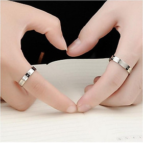 Nhẫn đôi inox tình nhân inox forever love
