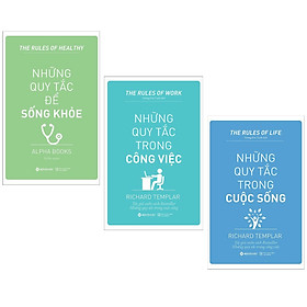 Combo 3 cuốn sách hay nhất về kĩ năng sống : Những Quy Tắc Để Sống Khỏe + Những Quy Tắc Trong Công Việc + Những Quy Tắc Trong Cuộc Sống ( Tặng kèm Postcard Happy Life)