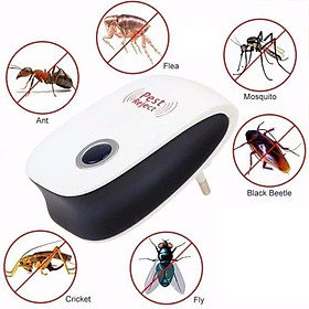 Mua Máy đuổi côn trùng bằng sóng siêu âm.Máy đuổi ruồi muỗi. Máy đuổi chuột  đuổi muỗi  thiết bị đuổi côn trùng Pest Reject Đèn Bắt Muỗi