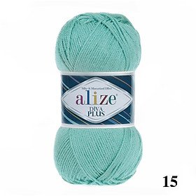 Cuộn sợi bóng Diva Plus hãng len Alize Yarns nổi tiếng, đan/ móc áo váy bikini túi ví