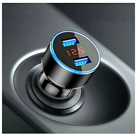 Mua CỰC CHẤT VỚI 1 TẨU SẠC ĐIỆN THOẠI 2 CỔNG KÈM BÁO VON ẮC QUY GẮN TRÊN XE HƠI ÔTÔ THÔNG MINH