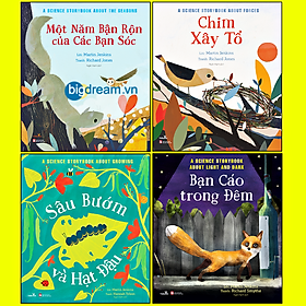 Câu chuyện khoa học A Science Storybook Bộ 4 quyển Truyện kể cho bé trước giờ đi ngủ phát triển tư duy