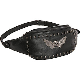 Men Personality Tide Rivet Waist Bag
