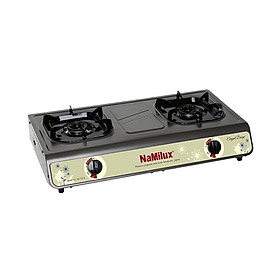 Mua BẾP GAS ĐÔI NA-702AFM NAMILUX MẶT BẾP CHỐNG DÍNH - HÀNG CHÍNH HÃNG ( KÍCH THƯỚC: 140x700X385mm )