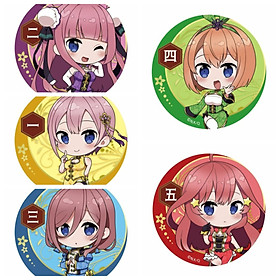 Huy hiệu in hình anime Nhà Có 5 Nàng Dâu anime chibi dễ thương huy hiệu cài áo (MẪU GIAO NGẪU NHIÊN)