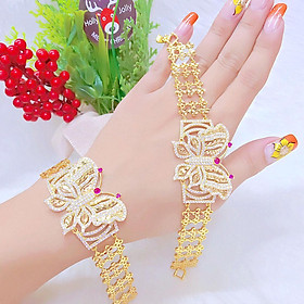 Vòng Tay Nữ Mạ Vàng 18K ( 01 Vòng ) Hình Cánh Bướm 150.20.11