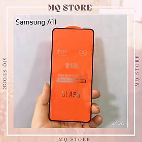 Kính cường lực cho Samsung A11 full màn hình 21D cao cấp( hàng chính hãng)