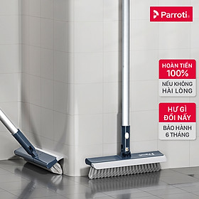 Cây chà sàn nhà tắm, chổi cọ sàn và gạt nước 2 trong 1, cọ sạch khe hẹp và góc tường – Parroti Easy ES04