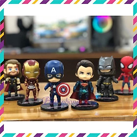 Mua Mô Hình Nhân Vật Marvel Avenger Siêu Anh Hùng  người nhện  người dơi  supermen size 10 cm