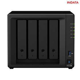 Mua Bộ lưu trữ mạng NAS Synology DS920+ CPU 4-core 2.0GHz  RAM 4 GB  LAN 2x 1Gbps  4 khay ổ cứng  2 khe M.2 SSD - Hàng chính hãng