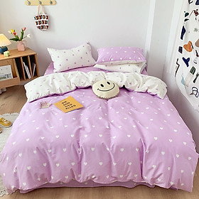 Bộ Set Chăn Ga Gối Dành Cho Giường Nệm Và Vỏ Gối Cotton Korea ADU79 Bedding Đủ Kích Thước Trải Nệm 1m4, 1m6, 1m8 CÓ VỎ CHĂN - KO VỎ ÔM Mềm Mại Mịn Màng