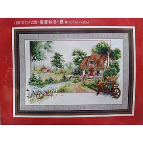 Mua tranh thêu chữ thập Phong cảnh 67x48cm - chưa thêu