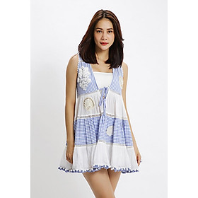 Đầm Boho Thêu Nổi Luna Llena LN106SP19-BU
