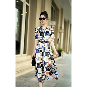 ĐẦM XÒE LỤA HỌA TIẾT SIÊU ĐẸP