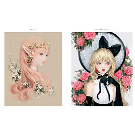 Sách ngoại văn: Mystica Nurie Book Shinpi no Shojo Tachi (Japanaese Edition) - Shozo Hibino