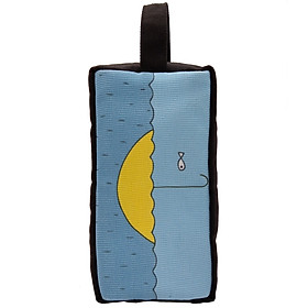 Bóp Viết Canvas 001 - Mẫu 11 - Hình Mưa