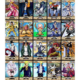 Combo 10 Tờ truy nã - Wanted Poster nhân vật One Piece World Project - Khổ lớn 28.7cm x 40.6cm