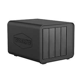 Combo bộ Thiết bị lưu trữ DAS TerraMaster D4-320 4-bay kèm ổ cứng Toshiba NAS N300 24/7 Hàng chính hãng