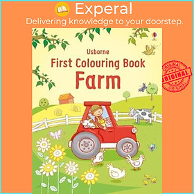 Sách - First Colouring Book Farm by Jessica Greenwell (UK edition, paperback)