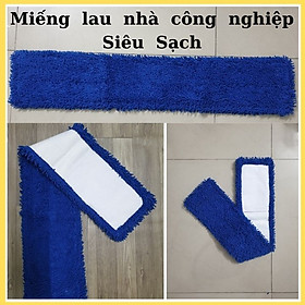 Hình ảnh Bông lau nhà thay thế-Tấm lau san hô 80cm thay thế cho cây lau công nghiệp bông san hô sợi microfiber 360 siêu sạch siêu thấm hút