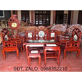 Mua Bộ Bàn Ghế Gỗ Phòng Khách Móc Mỏ Gỗ Gụ