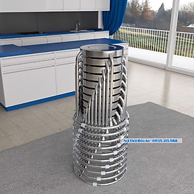 Mua Ghế đẩu inox chân cao Bảo An loại tốt (số lượng 10)