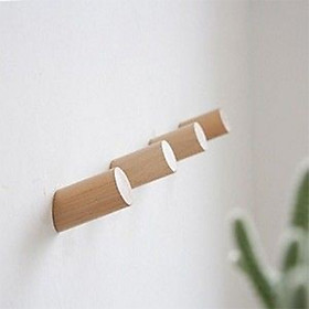 Mua Móc Treo Quần Áo trang trí nhà cửa  đơn giản  đẹp mắt - Móc Gỗ Đơn Gắn Tường Phong Cách Hàn Quốc