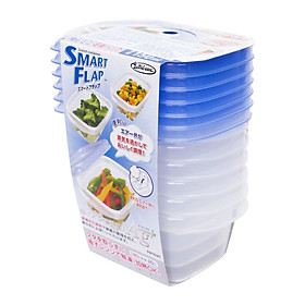 Bộ 6 hộp nhựa thực phẩm cao cấp của Nhật Bản A-044LB 150ml dùng lò vi sóng