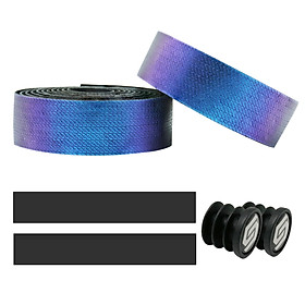 Road Bike Handlebar Tapes, Bicycle Bar Tape, EVA Non-Slip, Cycling Handle Grip Wraps Belts– 2 Rolls with Bar Plugs