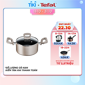 Nồi chống dính đáy từ Tefal Sensations H9104314 18cm (Đồng) - Hàng chính hãng