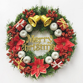 Mua Vòng nguyệt quế trang trí Noel đường kính 40cm (giao màu ngẫu nhiên)