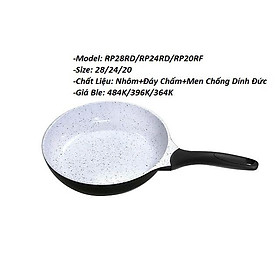 Mua Chảo chống dính bếp từ  chảo từ cao cấp men Đức Rapido - Tefal 20cm  24cm  28cm đáy chấm - hàng chính hãng