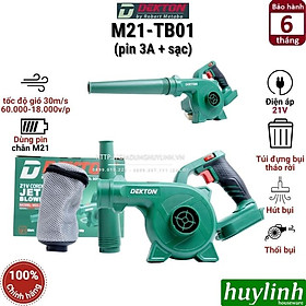 Mua Máy hút - thổi bụi dùng pin Dekton M21-TB01 - 2 chức năng - Dùng pin chân M21 Makita - Hàng chính hãng