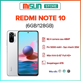 Điện Thoại Xiaomi Redmi Note 10 (6GB/128GB)- Hàng Chính Hãng