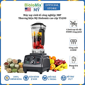 Mua Máy xay sinh tố công nghiệp 3HP  2 lít - Công suất 2200W - Thương hiệu cao cấp Biolomix T5200 - HÀNG NHẬP KHẨU