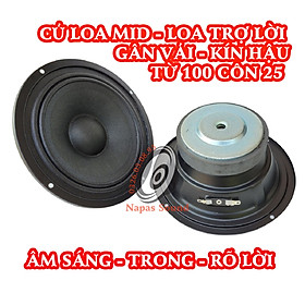 GIÁ 1 CHIẾC - CỦ LOA MID 16 GÂN VẢI KÍN HẬU - TĂNG LỜI CHO CÁC LOA 25 30 40 - LOA TRUNG 16