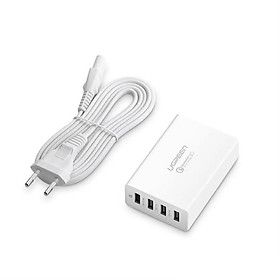 Mua Ugreen UG40717CD162TK 60W màu Trắng Bộ sạc 4 cổng USB QC3.0 x2 + 2.4A x2 - HÀNG CHÍNH HÃNG