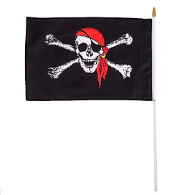 Cờ Cướp Biển Hình Đầu Lâu Trang Trí Halloween (30 x 45)