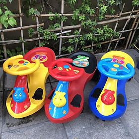 Xe lắc cho bé mã 1258 nhựa đẹp tải 40kg