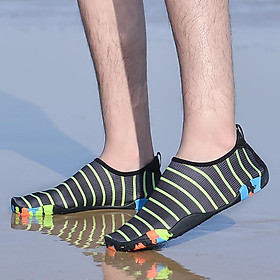 Water Shoes Lightweight Flexible Quick Dry Aqua Shoes For Men and Women - Blackish green